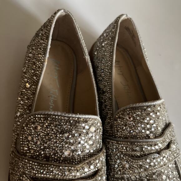 Betsey Johnson Aron Rhinestone Penny Loafer NWOT womens 7.5 - Picture 10 of 10